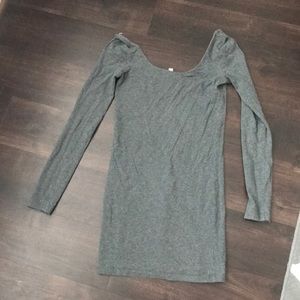 Grey bodycon tshirt dress